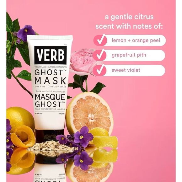 VERB - NWT - Ghost Mask Deep Conditioning Hair Mask 6.3 fl oz - Picture 5 of 14